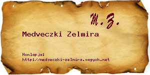 Medveczki Zelmira névjegykártya